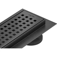 Odpływy liniowe - Mexen Flat 360° M08 odpływ liniowy obrotowy 50 cm, czarny - 1725050-40 - miniaturka - grafika 1