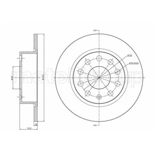 METELLI Tarcza hamulcowa 23-0724C - Szczęki hamulcowe - miniaturka - grafika 1