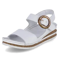 Sandały damskie - Andrea Conti Sandały damskie, biały, 36 EU - miniaturka - grafika 1