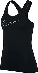 Nike Damska koszula W Nk Tank Vcty czarny czarny (czarny/biały) XS - Koszule damskie - miniaturka - grafika 1