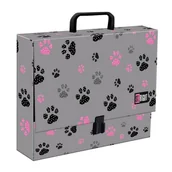 Teczki i skoroszyty - Teczka Z Raczką A4 Xl, Paws St.right Majewski - miniaturka - grafika 1