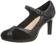 Czółenka - Clarks Damskie czółenka Ambyr Light, Black Combi, 40 EU - miniaturka - grafika 1