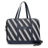 Torby na laptopy - Pepe Jeans Celine Torba na laptopa 15,6" Niebieski 41x30x14 cms Poliester ze skórą syntetyczną by Joumma Bags, niebieski, Torba na laptopa - miniaturka - grafika 1