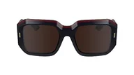 Okulary przeciwsłoneczne - Calvin Klein Damskie okulary przeciwsłoneczne CK23536S, bordowe, jeden rozmiar, Burgund, Rozmiar uniwersalny - miniaturka - grafika 1