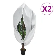 Agrowłókniny - vidaXL Kaptury ochronne z suwakami, 2 szt., 70 g/m², 3,14x2,5 m - miniaturka - grafika 1
