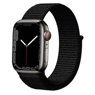 Apple Crong Pasek sportowy Crong Reflex Band do Watch 38/40 mm odblaskowy czarny CRG-40RFB-BLK - Akcesoria do smartwatchy - miniaturka - grafika 1
