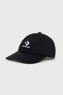 Czapki damskie - Converse czapka kolor czarny z aplikacją - grafika 1
