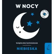 Oko malucha W nocy niebieska kontrastowa książka - Książki edukacyjne - miniaturka - grafika 1