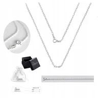 Łańcuszki - Łańcuszek ANKIER srebro pr. 925 do Zawieszek Krzyżyków 55 cm x 1,5 mm - miniaturka - grafika 1