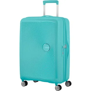 American Tourister Średnia Twarda Walizka Soundbox 88473-8864-1CNU Niebieski - Walizki - miniaturka - grafika 1