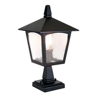 Lampy ogrodowe - Elstead Lighting York Pedestal Lantern BL7 BLACK Lampa ogrodowa IP44 stylowa BL7 BLACK) - miniaturka - grafika 1
