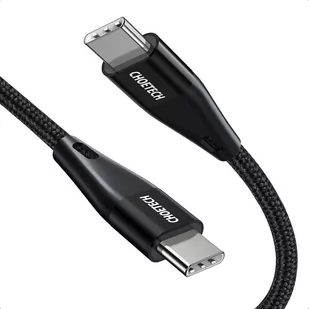 Choetech kabel przewód USB Typ C - USB Typ C Power Delivery 60W 2m czarny (XCC-1004-BK) - Kable USB - miniaturka - grafika 2