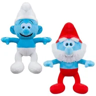 Maskotki i pluszaki - Papa Smerf I Smerf Zestaw Maskotek Smerfy 25Cm - miniaturka - grafika 1