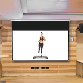 Ekrany projekcyjne - Ekran projekcyjny Mucola wraz z ekranem projekcyjnym FFB Ekran projekcyjny HDTV Ekran projekcyjny z napędem rolkowym Ekran do kina domowego - 300x169CM - miniaturka - grafika 1