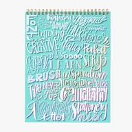 Planery - Zeszyt z ćwiczeniami do brush letteringu Podstawy - miniaturka - grafika 1