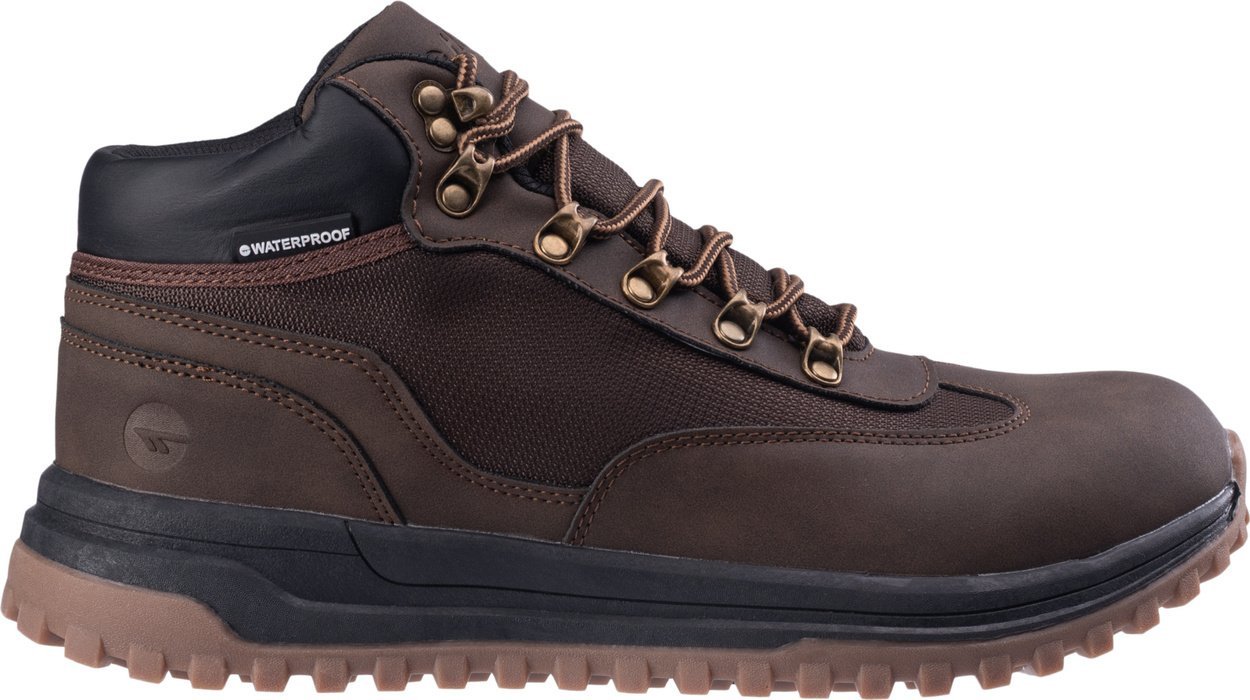 Buty trekkingowe męskie hitec Męskie buty Hi-tec RULEN MID WP dark brown/black rozmiar 46