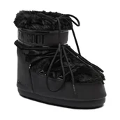 Śniegowce damskie - Moon Boot Śniegowce ICON LOW FAUX FUR | shearling - miniaturka - grafika 1