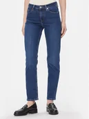 Spodnie damskie - Tommy Hilfiger Jeansy Classic WW0WW40648 Granatowy Straight Fit - miniaturka - grafika 1