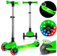 Rowerki trójkołowe - Hulajnoga trójkołowa dla dzieci balansowa świecąca w ciemności Ricokids Jelly - zielona EDUKAMP - miniaturka - grafika 1