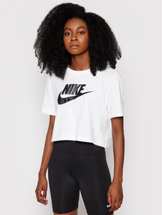 Nike T-Shirt Sportswear Essential BV6175 Biały Loose Fit - Koszulki i topy damskie - miniaturka - grafika 1