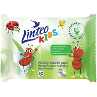 Chusteczki nawilżane - Linteo Kids Wet Toilet Paper nawilżany papier toaletowy dla dzieci 50 szt. - miniaturka - grafika 1