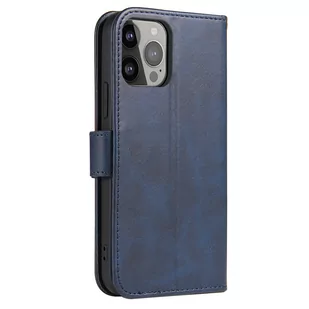 Magnet Case elegancki futerał etui pokrowiec z klapką i funkcją podstawki iPhone 13 Pro niebieski - Etui i futerały do telefonów - miniaturka - grafika 2
