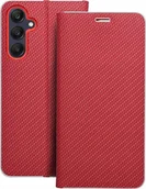 Etui i futerały do telefonów - OEM Kabura LUNA Book Carbon do SAMSUNG A25 5G czerwony - miniaturka - grafika 1