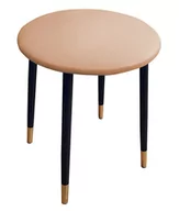 Taborety i hokery - Taboret TRIX D14 olcha podstawa czarna/złota - miniaturka - grafika 1