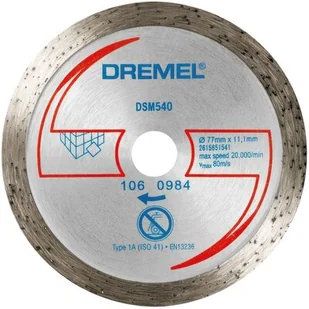 Tarcza do cięcia DREMEL DSM540 77 mm - Tarcze do pił - miniaturka - grafika 1