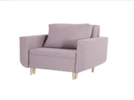 Sofy i kanapy - Fotel DORO z funkcją spania Sofa Różowy - miniaturka - grafika 1