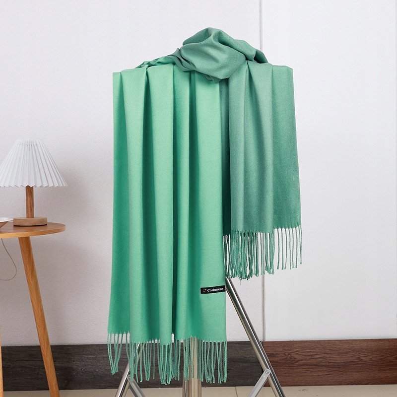 elegancki damski SZAL miękki jak kaszmir SZALIK GŁADKI KLASYCZNY 200x66cm