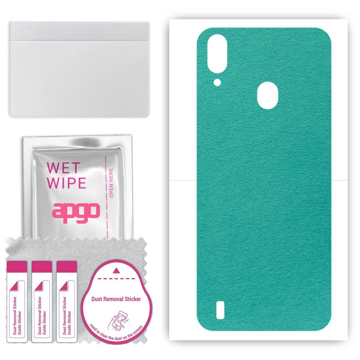 Folia naklejka skórka strukturalna na TYŁ Zamsz do Blackview A60 Plus - Zamsz Miętowy - apgo SKINS