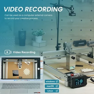 ATOMSTACK Maker AC1 Laser Engraver Time-lapse Camera, 5 Megapixels, Precise Positioning, 400*400mm Photography Range - Grawerowanie i akcesoria - miniaturka - grafika 4
