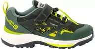 Buty dla chłopców - Jack Wolfskin Dzieci uniseks VILI HIKER TEXAPORE LOW K buty do chodzenia, slate Zielony, 33 EU - miniaturka - grafika 1
