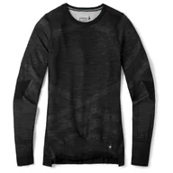 Koszulki sportowe damskie - Damska koszulka Smartwool W Intraknit Thermal Merino Base Layer Crew Rozmiar: S / Kolor: czarny - miniaturka - grafika 1