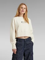 Bluzy damskie - G-Star Bluza w kolorze kremowym - miniaturka - grafika 1