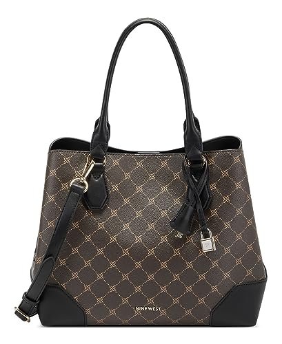 NINE WEST Brooklyn Jet Set torba do przenoszenia, brązowy/czarny, jeden rozmiar
