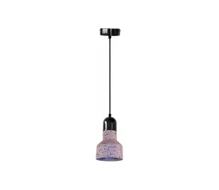 Żyrandol na lince TERRAZZO 1xE27/60W/230V śr. 12 cm czerwony - Lampy sufitowe - miniaturka - grafika 1