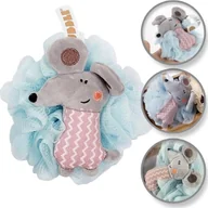 Inne akcesoria do pielęgnacji dzieci - eCarla Szczotka gąbka do mycia ciała SWEETY na mokro XL 15cm GB15N - miniaturka - grafika 1