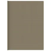 Akcesoria turystyczne - shumee Wykładzina do namiotu 400 x 400 cm kolor taupe - miniaturka - grafika 1
