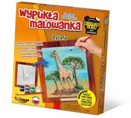 Zabawki kreatywne - Wypukła Malowanka Zoo Żyrafa - miniaturka - grafika 1