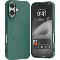 Etui i futerały do telefonów - Etui MERCURY Semi-Silicone MagSafe do Apple iPhone 16 Zielony - miniaturka - grafika 1