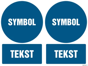 ZNAK NA ZAMÓWIENIE WZÓR E-006, KN - FOLIA PODŁOGOWA NIEŚWIECĄCA; (300X225MM) - Systemy ekspozycyjne i znaki informacyjne - miniaturka - grafika 1