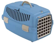 Transportery dla kotów - Stefanplast Transporter Gulliver 1 plastikowe drzwi niebieski [97984] - miniaturka - grafika 1