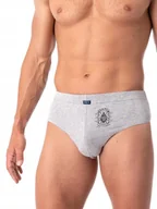 Majtki męskie - KEY 2-Pack SLIPY MĘSKIE MPP 254 XXL szary/czarny - miniaturka - grafika 1