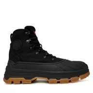 Buty zimowe męskie - Kozaki Hunter HFRW0052251 Czarny - miniaturka - grafika 1