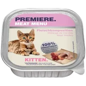 Mokra karma dla kotów - PREMIERE PREMIERg Meat Menu Kitten Kompozycja mięsna 16x100 g - miniaturka - grafika 1