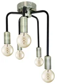 Lampy sufitowe - Candellux Saga 35-01337 plafon lampa sufitowa 5x40W E14 chrom - miniaturka - grafika 1