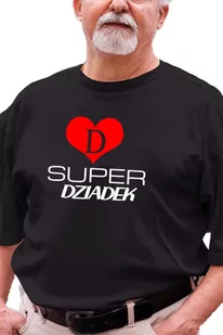 Koszulka z nadrukiem dla Dziadka " Super Dziadek " - Dzień Babci i Dzień Dziadka - miniaturka - grafika 1