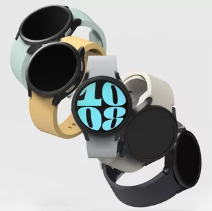 Etui SAMSUNG GALAXY WATCH 6 (44MM) Ringke Slim 2-pack czarne transparentne - Akcesoria do smartwatchy - miniaturka - grafika 3